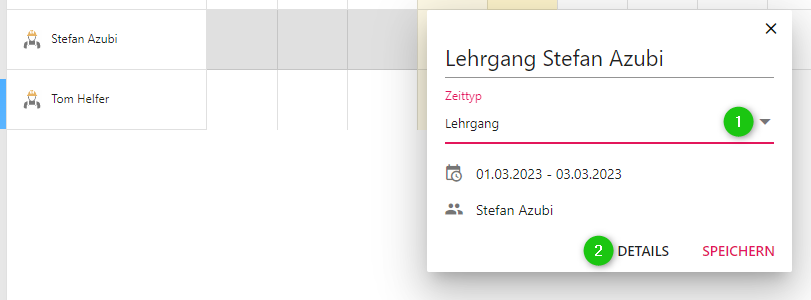 Figure 7: Abb.: Einen neuen Betriebskalendereintrag anlegen